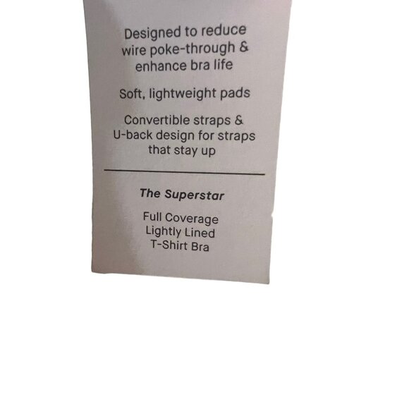 Womens Teal 40DD NWT Full Coverage Lightly Lined T-Shirt Bra With Lace Details - Picture 6 of 6